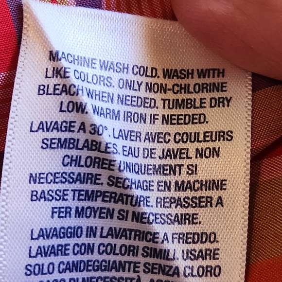 Ralph Lauren Boys Madras Plaid Short Sleeve Button-Down Size L Multicolored - Picture 9 of 9